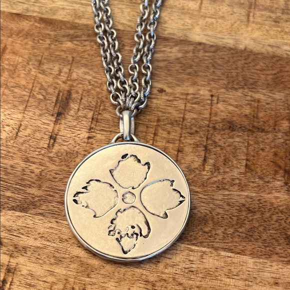 Patricia Nash Like New Silver and Turquoise Pendant Necklace - Picture 6 of 8